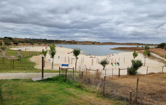Alqueva Dam beach