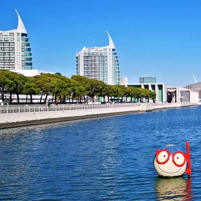 Twin buildings with boat shape